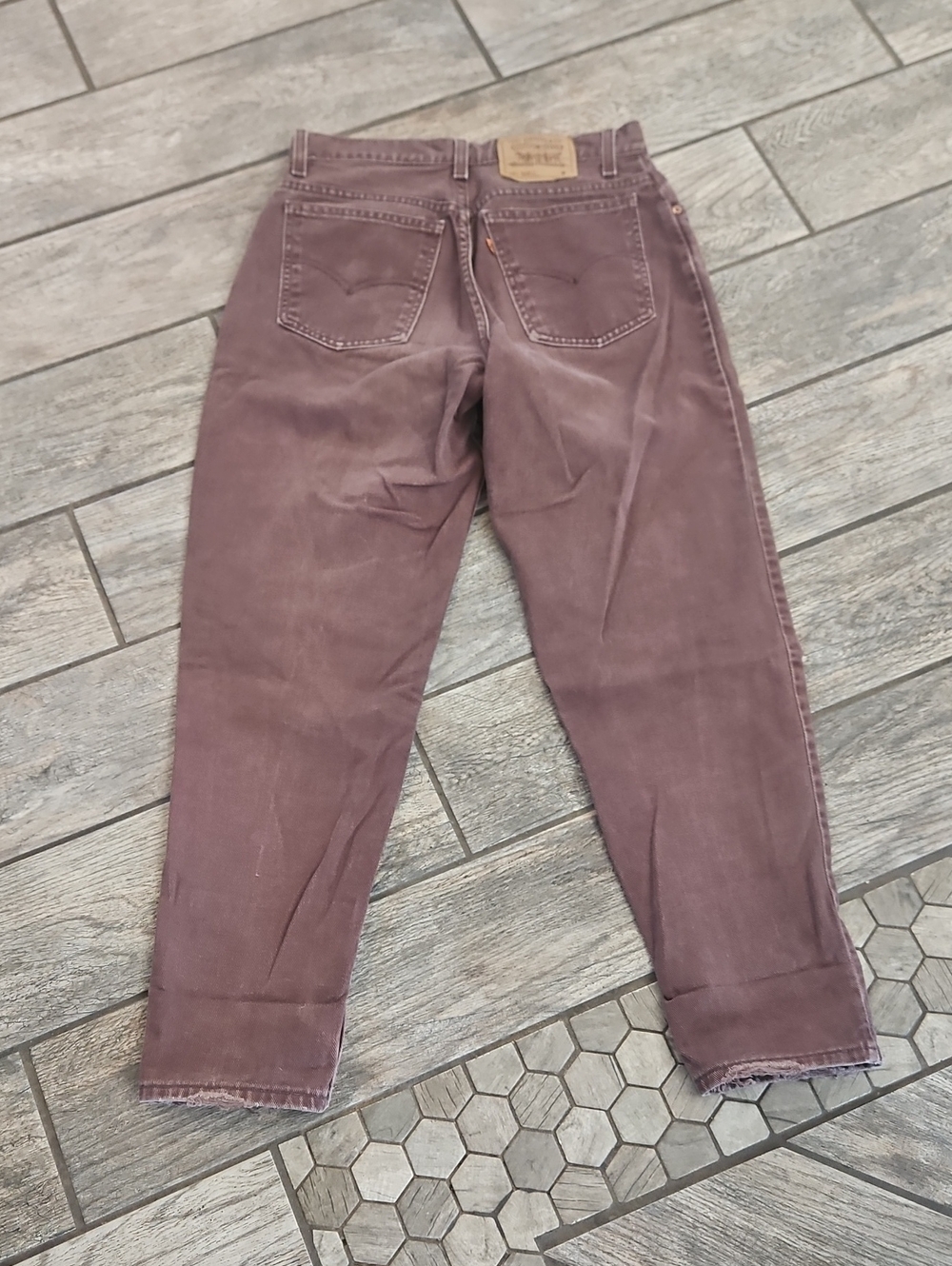 Levi's Women's Boyfriend Jeans In Brown - Picture 1 of 5